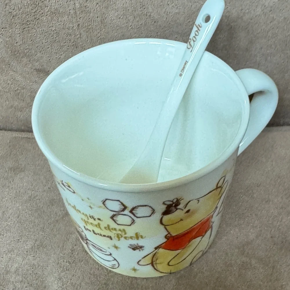 🍯 Winnie the Pooh Honey Mug & Spoon Set | Disney Coffee Cup